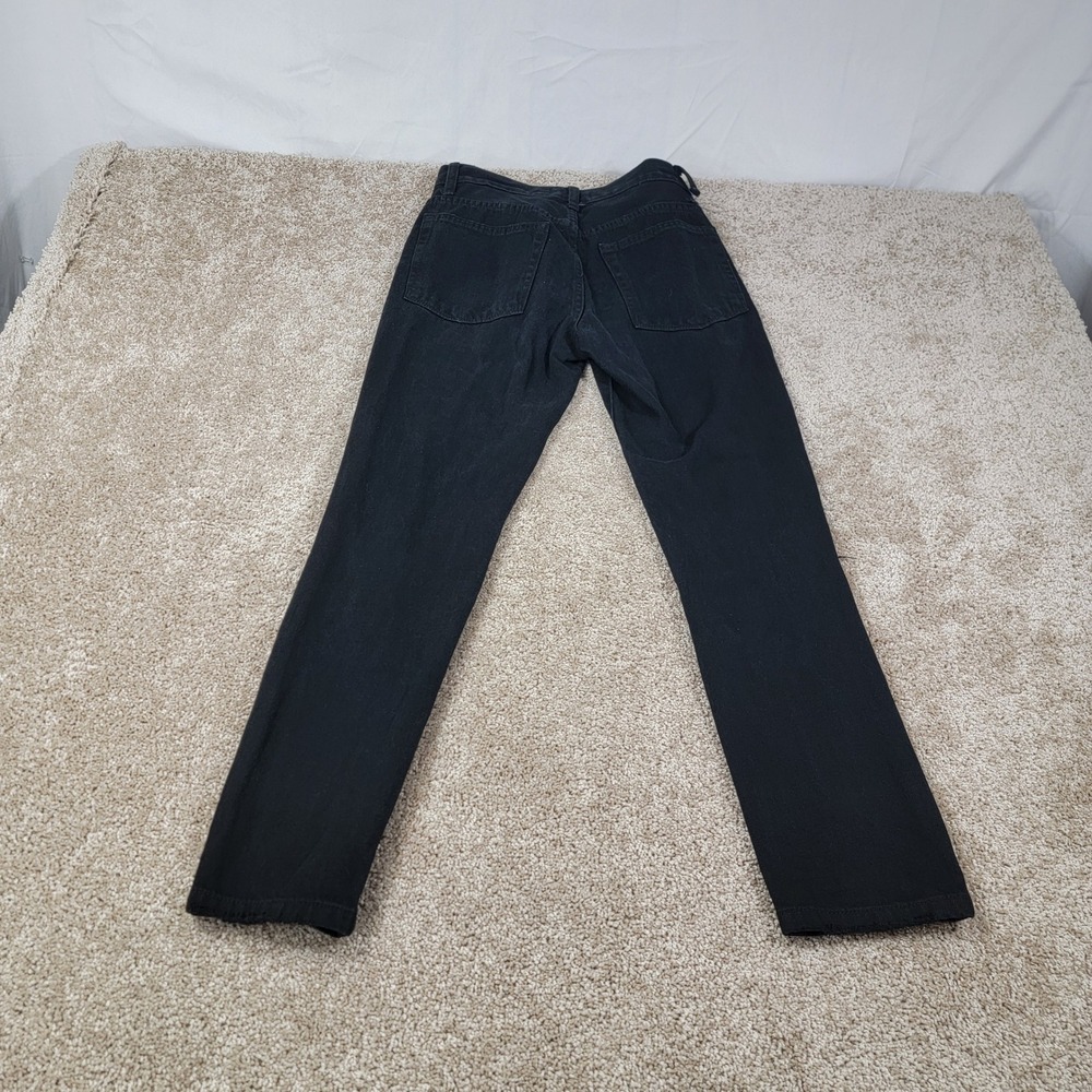 JBD Distressed‎ Black Denim Jeans Ripped High Waist Casual Pants Size 24 - Picture 6 of 8